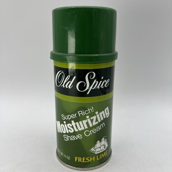 Vintage Old Spice Fresh Lime Shave Cream 3590 Super Rich 11 oz NEW Discontinued - Picture 1 of 6